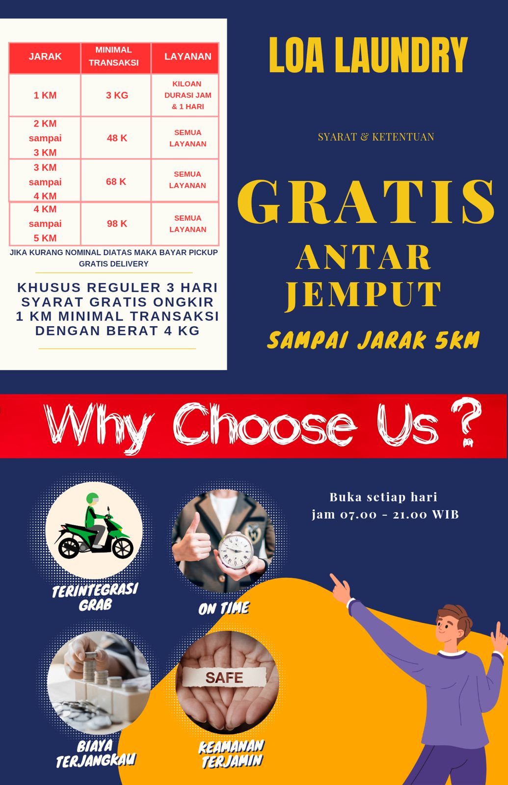 laundry express terdekat antarjemput semarang