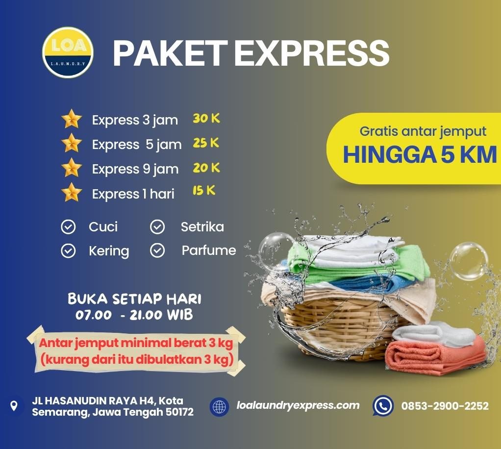 paket laundry loa